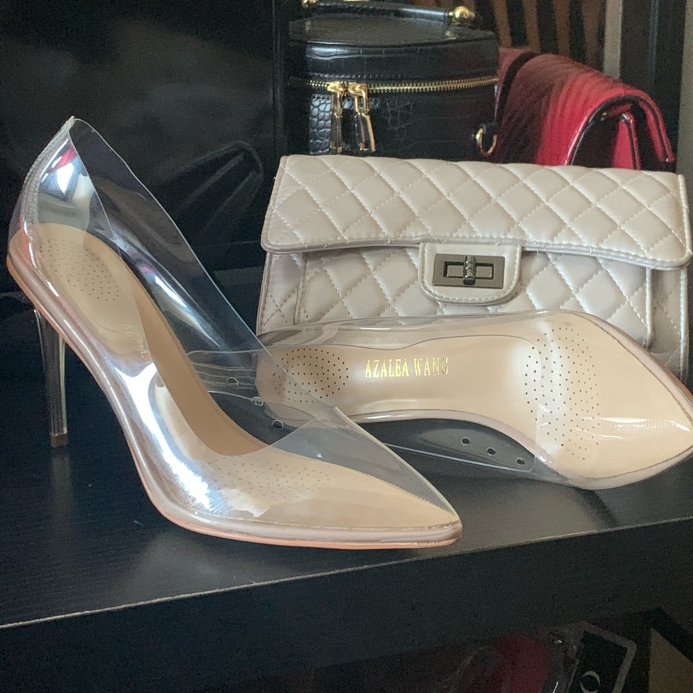 Thigh high boots and heels